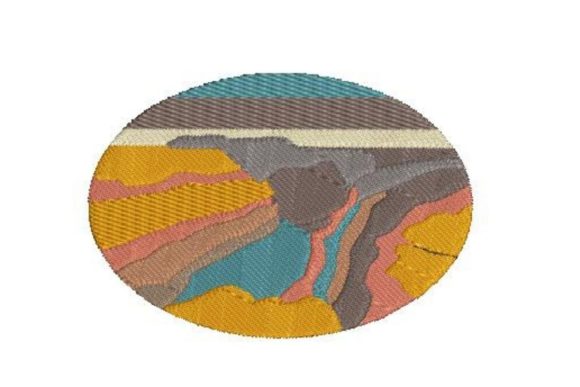 Grand Canyon: A Timeless Embroidery Design for Handmade Gifts