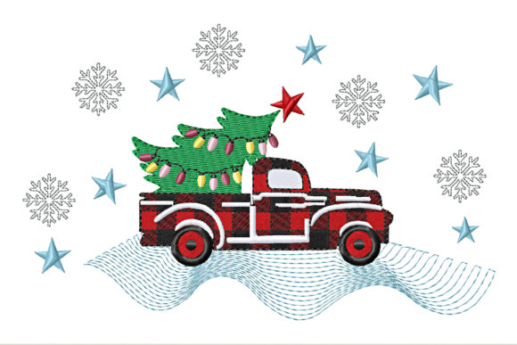Review: Christmas Red Plaid Farmhouse Truck Design