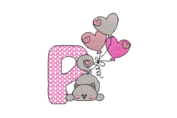 Review: Letter P Cat Sketch for Personalized Gifts