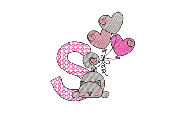 Reviewing Letter S Cat Sketch for Boutique Sweatshirts