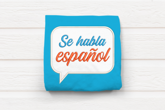 Reviewing Spanish Se Habla Espanol Applique for Etsy