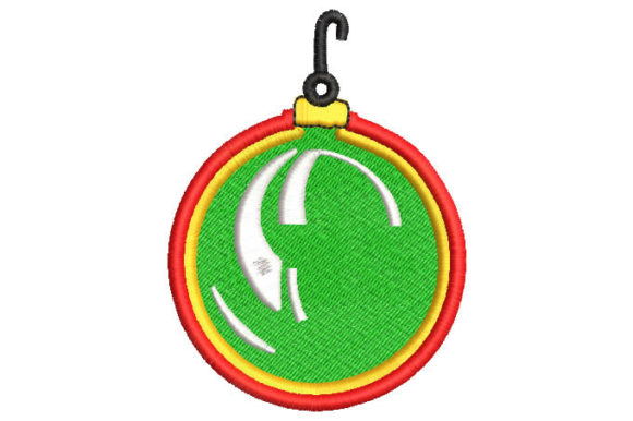 Reviewing the Christmas Hanging Ball Embroidery Design