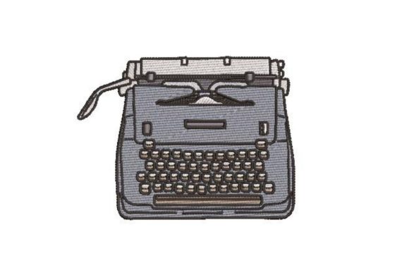 Vintage Typewriter: A Holiday Embroidery Review